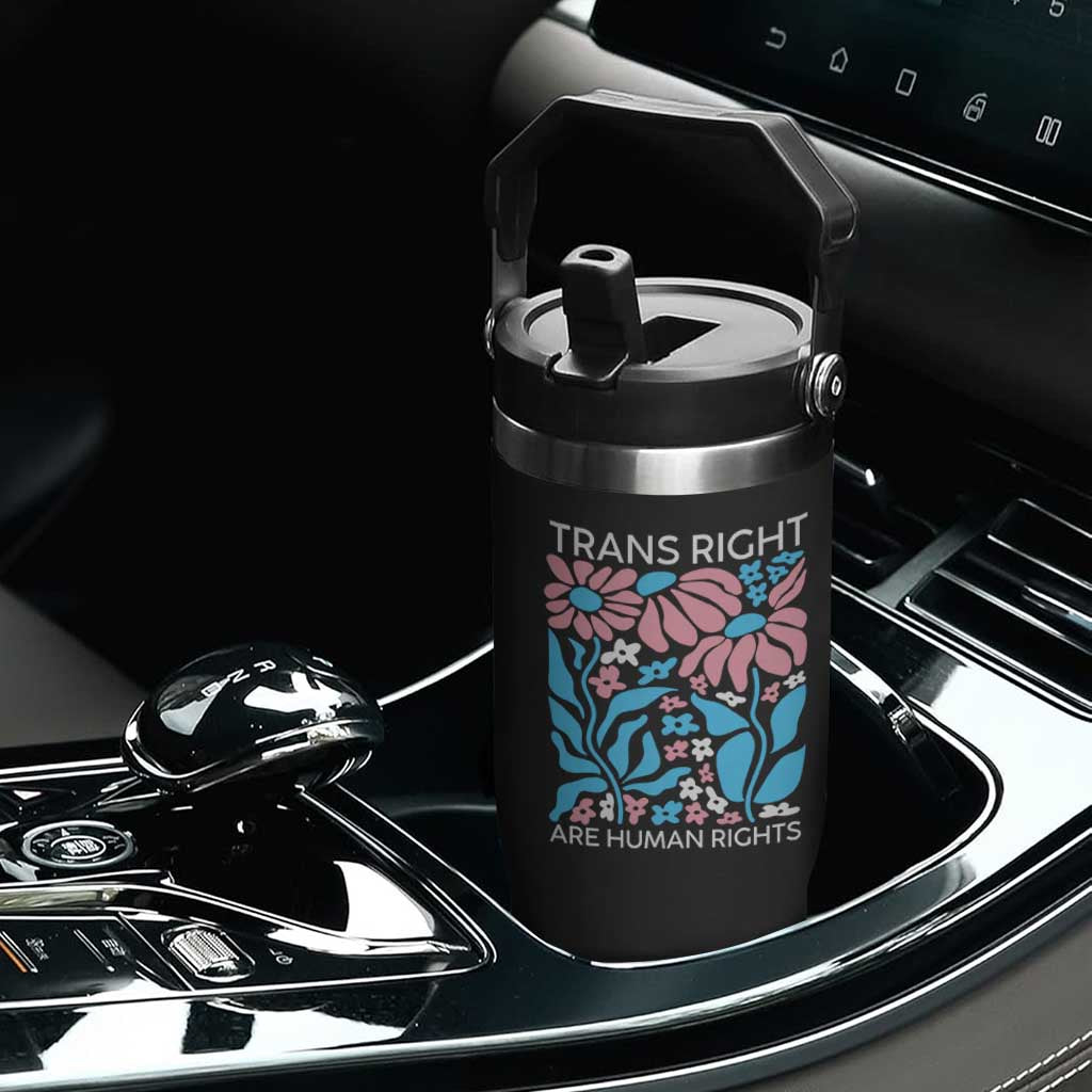 Trans Rights Flip Straw Tumbler Protect Trans Social Justice LGBT TS10 Print Your Wear