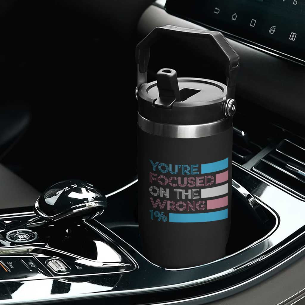 Trans Rights Flip Straw Tumbler Transgender LGBTQ Queer Pride Ally Social Justice TS10 Print Your Wear