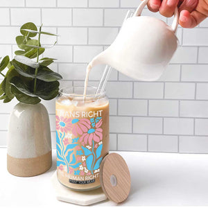 Trans Rights Glass Can Protect Trans Social Justice LGBT TS10 Print Your Wear