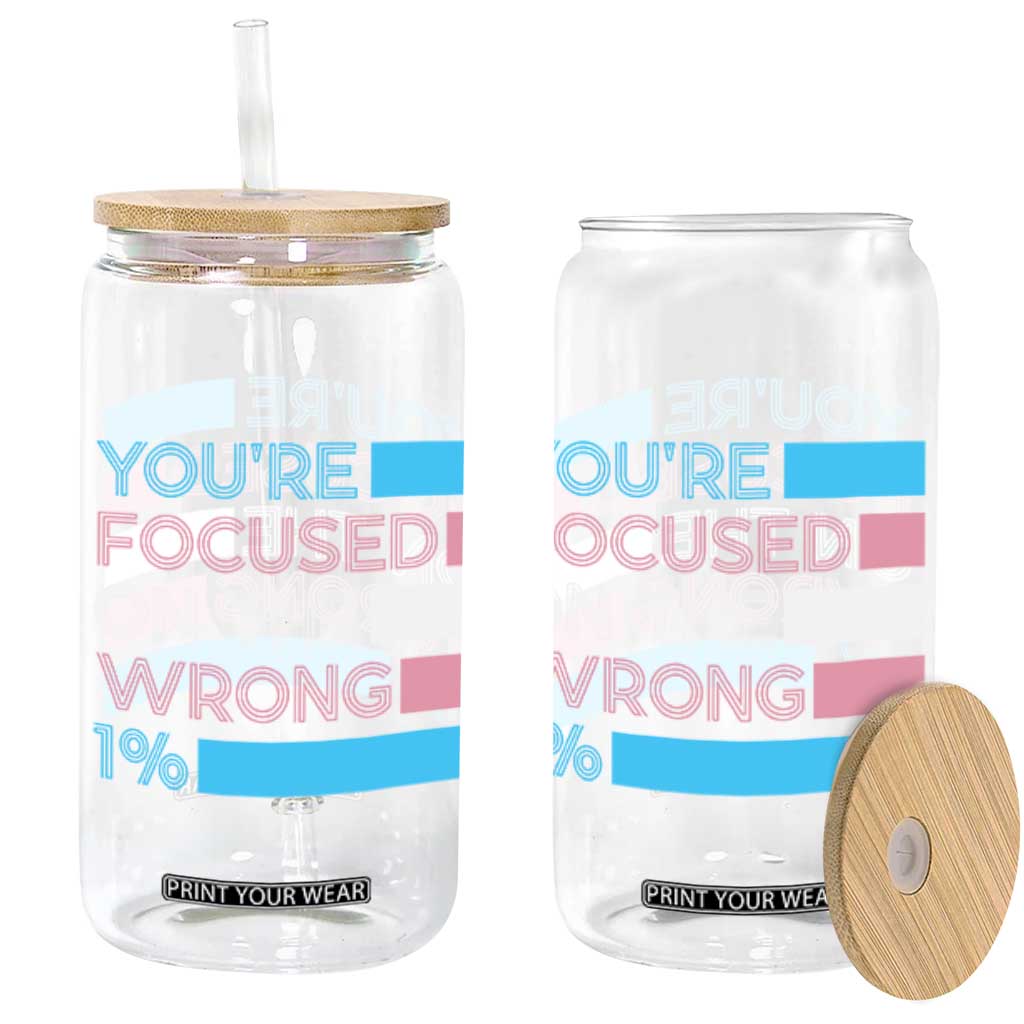 Trans Rights Glass Can Transgender LGBTQ Queer Pride Ally Social Justice TS10 Black Print Your Wear