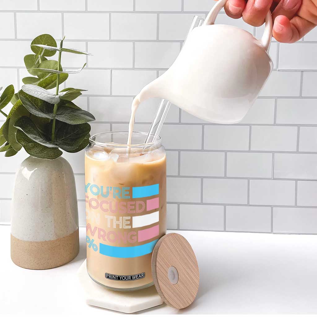 Trans Rights Glass Can Transgender LGBTQ Queer Pride Ally Social Justice TS10 Print Your Wear