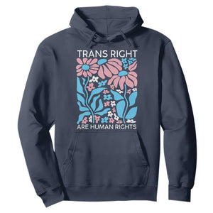 Trans Rights Hoodie Protect Trans Social Justice LGBT TS10 Navy Print Your Wear