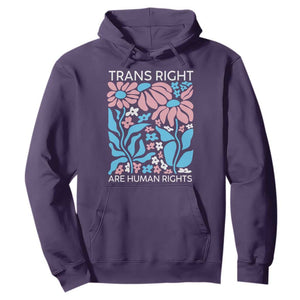 Trans Rights Hoodie Protect Trans Social Justice LGBT TS10 Purple Print Your Wear