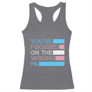 Trans Rights Racerback Tank Top Transgender LGBTQ Queer Pride Ally Social Justice TS10 Charcoal Print Your Wear