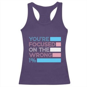 Trans Rights Racerback Tank Top Transgender LGBTQ Queer Pride Ally Social Justice TS10 Purple Print Your Wear