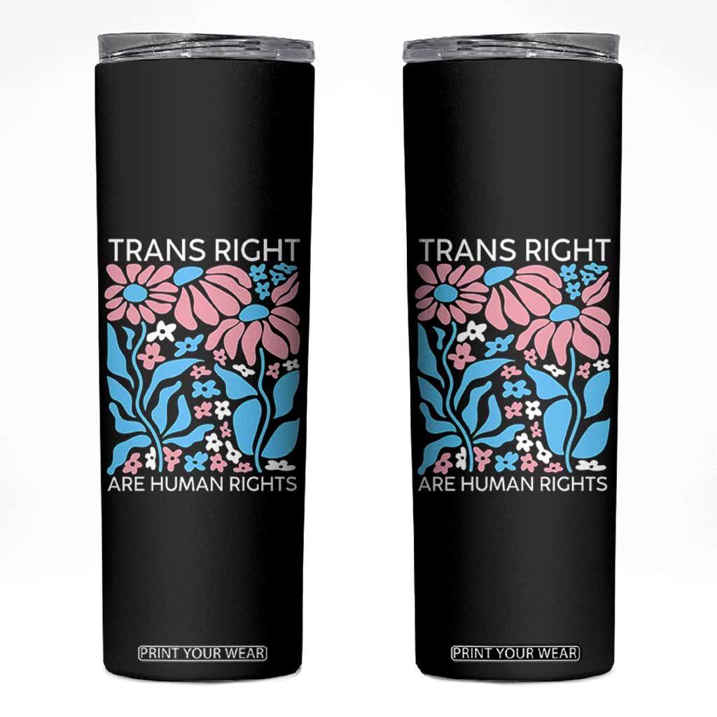 Trans Rights Skinny Tumbler Protect Trans Social Justice LGBT TS10 Black Print Your Wear