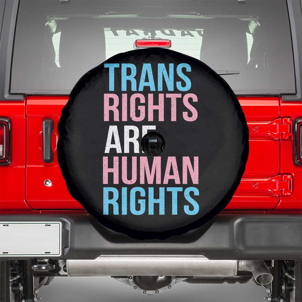 Trans Rights Spare Tire Cover Human Rights Transgender Pride Gender Equality TS10 Black Print Your Wear