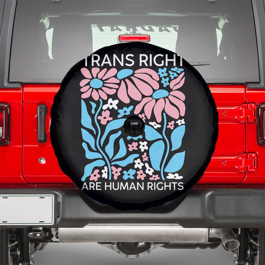 Trans Rights Spare Tire Cover Protect Trans Social Justice LGBT TS10 Black Print Your Wear