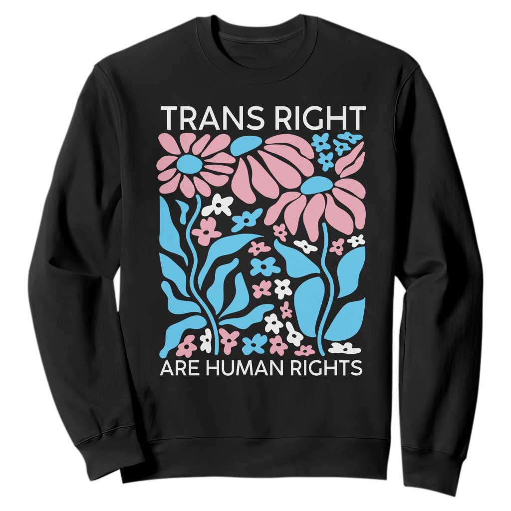 Trans Rights Sweatshirt Protect Trans Social Justice LGBT TS10 Black Print Your Wear