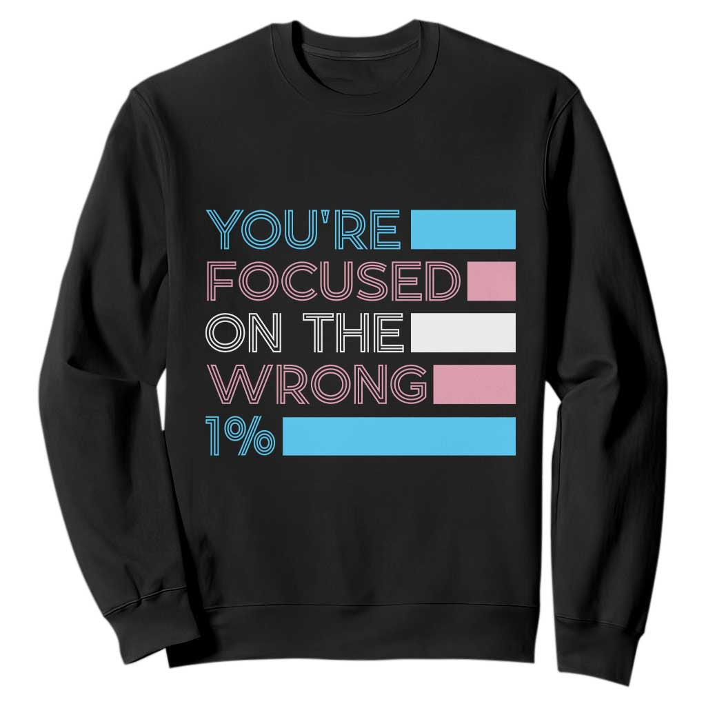 Trans Rights Sweatshirt Transgender LGBTQ Queer Pride Ally Social Justice TS10 Black Print Your Wear