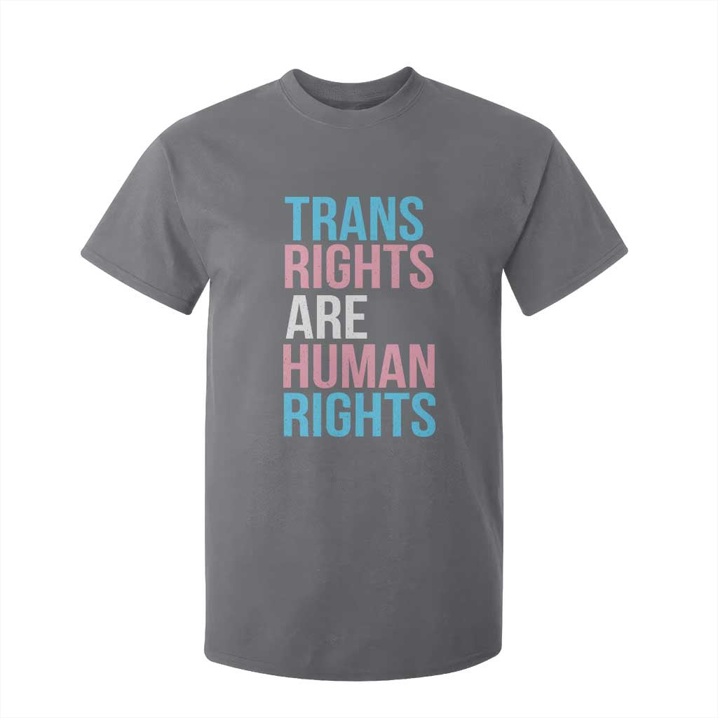 Trans Rights T Shirt For Kid Human Rights Transgender Pride Gender Equality TS10 Charcoal Print Your Wear