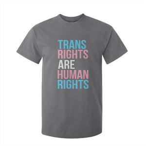 Trans Rights T Shirt For Kid Human Rights Transgender Pride Gender Equality TS10 Charcoal Print Your Wear