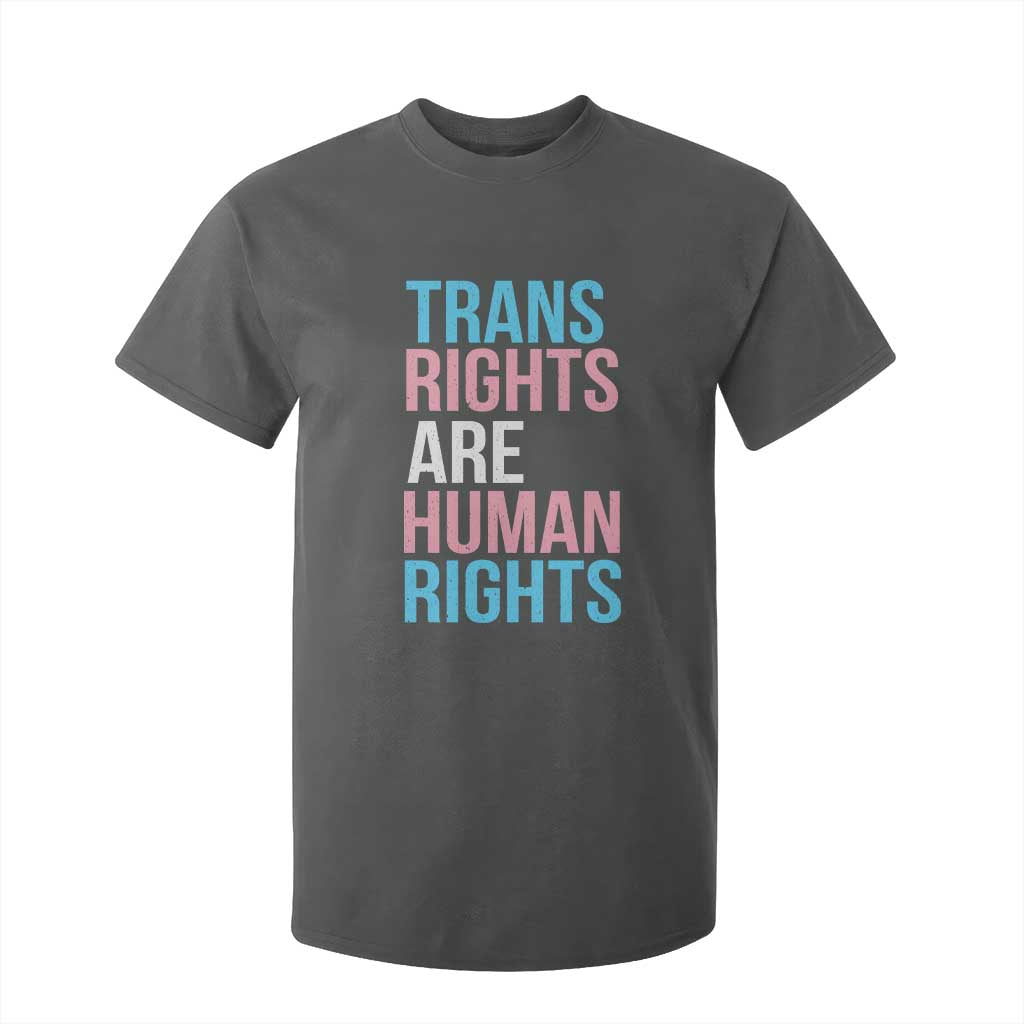 Trans Rights T Shirt For Kid Human Rights Transgender Pride Gender Equality TS10 Dark Heather Print Your Wear
