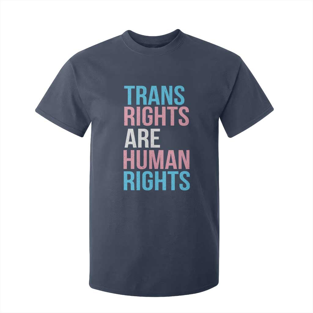 Trans Rights T Shirt For Kid Human Rights Transgender Pride Gender Equality TS10 Navy Print Your Wear