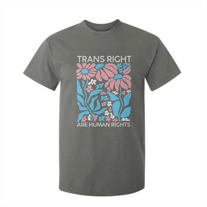 Trans Rights T Shirt For Kid Protect Trans Social Justice LGBT TS10 Military Green Print Your Wear