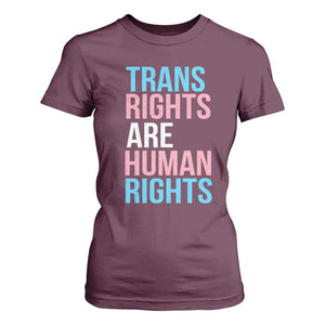 Trans Rights T Shirt For Women Human Rights Transgender Pride Gender Equality TS10 Maroon Print Your Wear