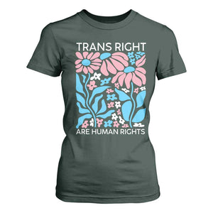 Trans Rights T Shirt For Women Protect Trans Social Justice LGBT TS10 Dark Forest Green Print Your Wear