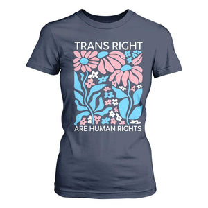 Trans Rights T Shirt For Women Protect Trans Social Justice LGBT TS10 Navy Print Your Wear