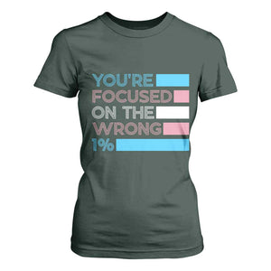 Trans Rights T Shirt For Women Transgender LGBTQ Queer Pride Ally Social Justice TS10 Dark Forest Green Print Your Wear