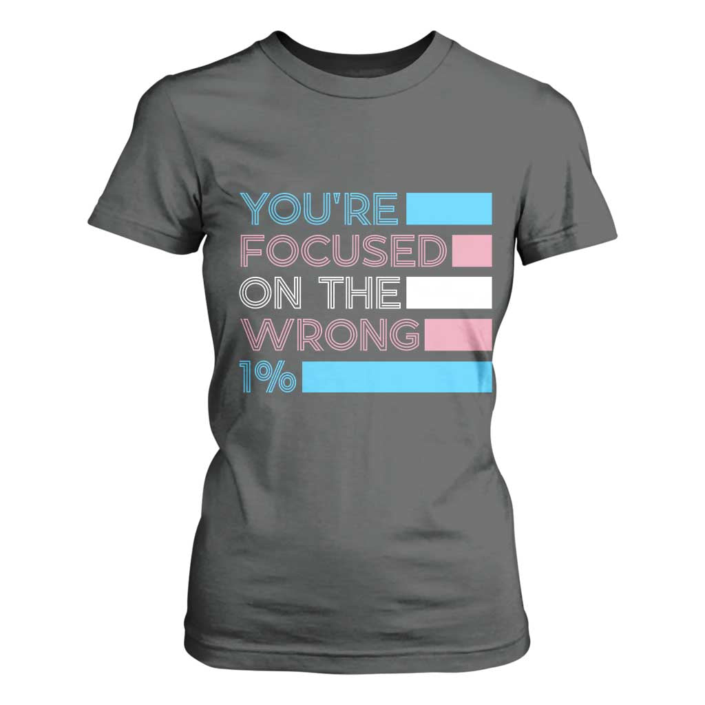 Trans Rights T Shirt For Women Transgender LGBTQ Queer Pride Ally Social Justice TS10 Dark Heather Print Your Wear