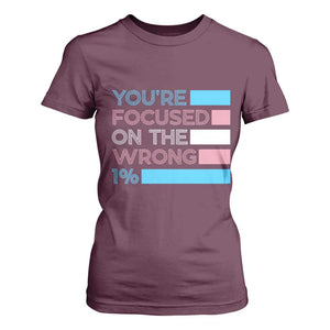 Trans Rights T Shirt For Women Transgender LGBTQ Queer Pride Ally Social Justice TS10 Maroon Print Your Wear
