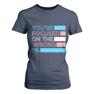 Trans Rights T Shirt For Women Transgender LGBTQ Queer Pride Ally Social Justice TS10 Navy Print Your Wear