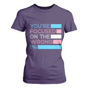 Trans Rights T Shirt For Women Transgender LGBTQ Queer Pride Ally Social Justice TS10 Purple Print Your Wear