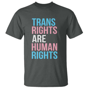 Trans Rights T Shirt Human Rights Transgender Pride Gender Equality TS10 Dark Heather Print Your Wear