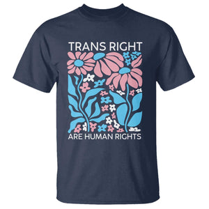 Trans Rights T Shirt Protect Trans Social Justice LGBT TS10 Navy Print Your Wear