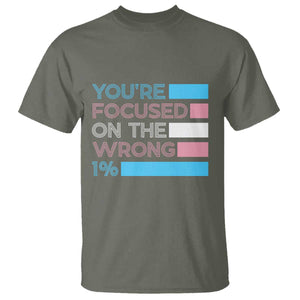 Trans Rights T Shirt Transgender LGBTQ Queer Pride Ally Social Justice TS10 Military Green Print Your Wear
