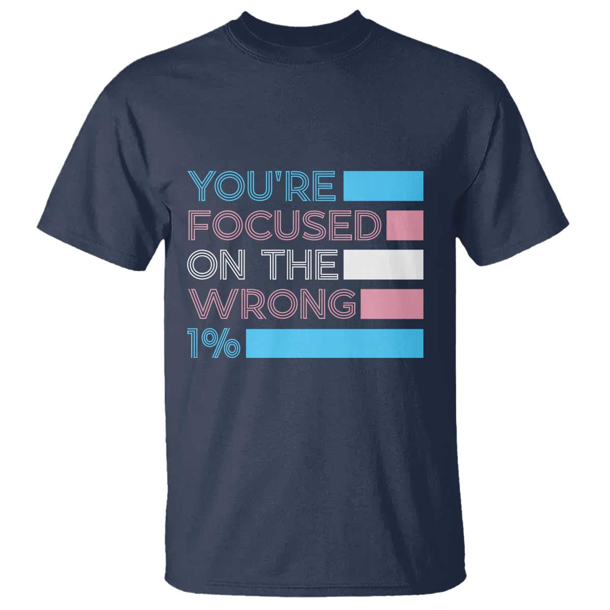 Trans Rights T Shirt Transgender LGBTQ Queer Pride Ally Social Justice TS10 Navy Print Your Wear