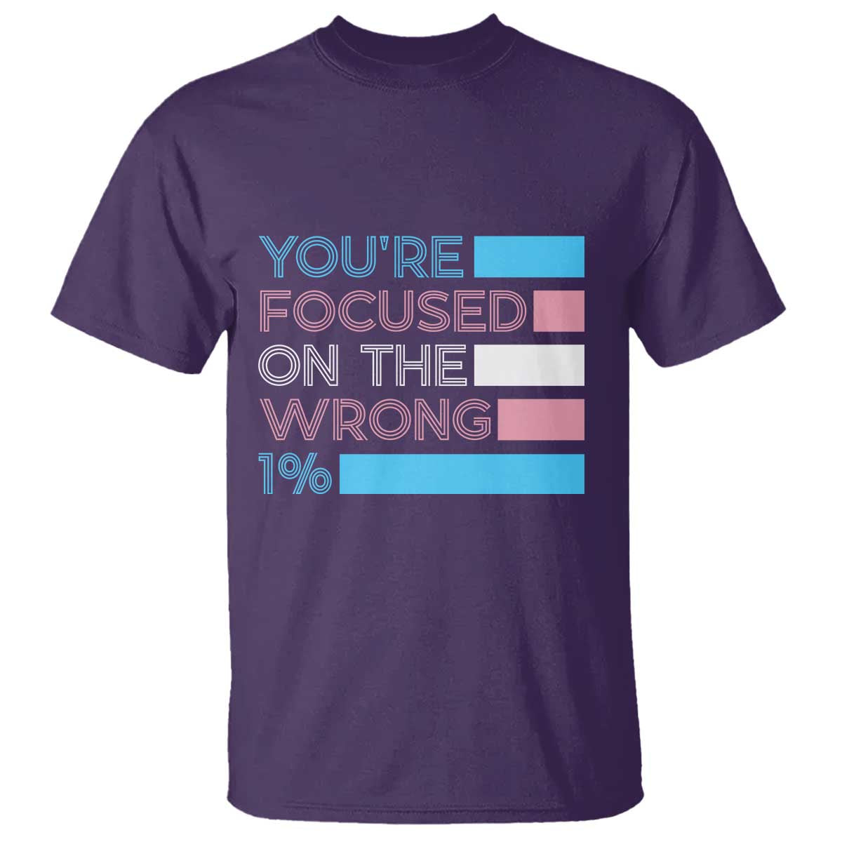 Trans Rights T Shirt Transgender LGBTQ Queer Pride Ally Social Justice TS10 Purple Print Your Wear