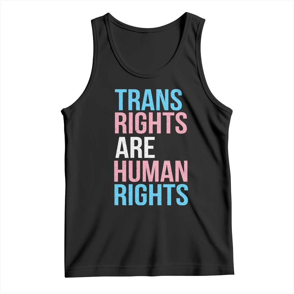 Trans Rights Tank Top Human Rights Transgender Pride Gender Equality TS10 Black Print Your Wear