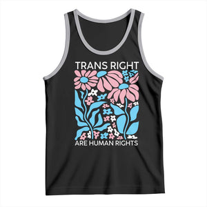 Trans Rights Tank Top Protect Trans Social Justice LGBT TS10 Black Athletic Heather Print Your Wear