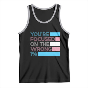 Trans Rights Tank Top Transgender LGBTQ Queer Pride Ally Social Justice TS10 Black Athletic Heather Print Your Wear
