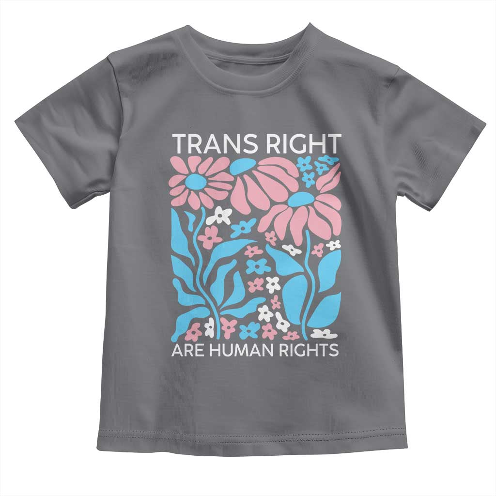 Trans Rights Toddler T Shirt Protect Trans Social Justice LGBT TS10 Charcoal Print Your Wear