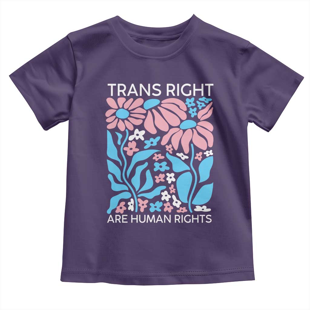 Trans Rights Toddler T Shirt Protect Trans Social Justice LGBT TS10 Purple Print Your Wear