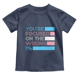 Trans Rights Toddler T Shirt Transgender LGBTQ Queer Pride Ally Social Justice TS10 Navy Print Your Wear