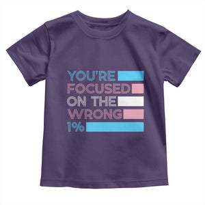 Trans Rights Toddler T Shirt Transgender LGBTQ Queer Pride Ally Social Justice TS10 Purple Print Your Wear