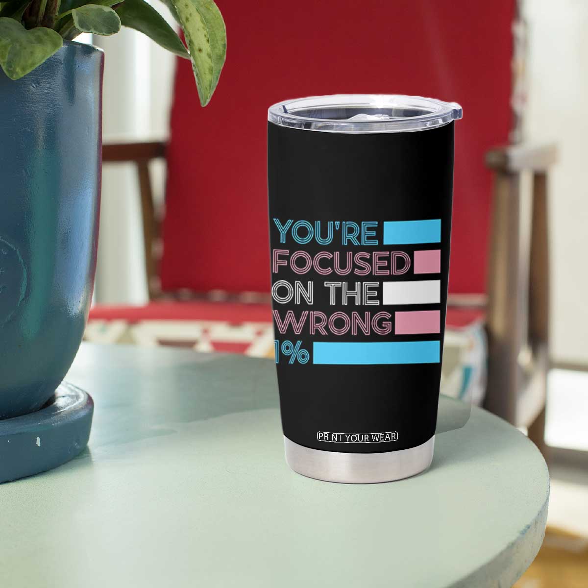 Trans Rights Tumbler Cup Transgender LGBTQ Queer Pride Ally Social Justice TS10 Print Your Wear