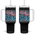 Trans Rights Tumbler With Handle Protect Trans Social Justice LGBT TS10 One Size: 40 oz Black Print Your Wear