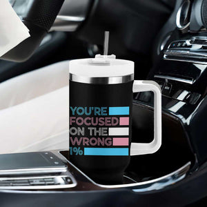 Trans Rights Tumbler With Handle Transgender LGBTQ Queer Pride Ally Social Justice TS10 Print Your Wear