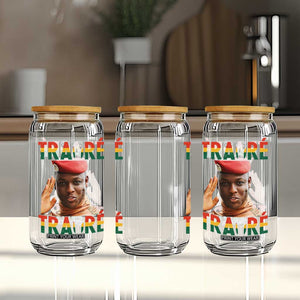 Traoré 2025 Glass Can African President Burkina Faso TS02 Print Your Wear