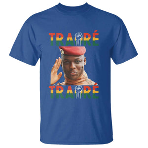Traoré 2025 T Shirt African President Burkina Faso TS02 Royal Blue Print Your Wear