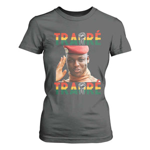 Traoré 2025 T Shirt For Women African President Burkina Faso TS02 Dark Heather Print Your Wear