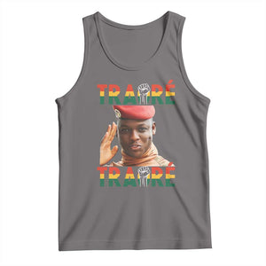 Traoré 2025 Tank Top African President Burkina Faso TS02 Deep Heather Print Your Wear