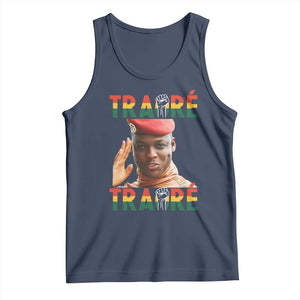 Traoré 2025 Tank Top African President Burkina Faso TS02 Navy Print Your Wear
