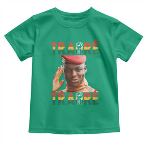 Traoré 2025 Toddler T Shirt African President Burkina Faso TS02 Irish Green Print Your Wear