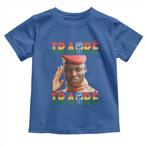 Traoré 2025 Toddler T Shirt African President Burkina Faso TS02 Royal Blue Print Your Wear