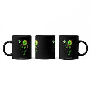 Traumatic Brain Injury Awareness Coffee Mug Sunflower Hummingbird TS02 Print Your Wear